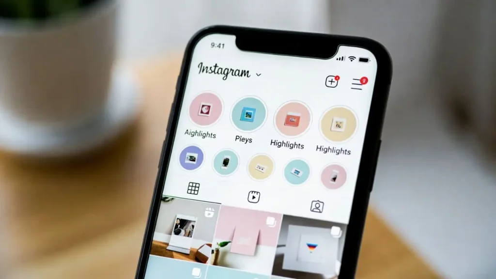 “Organized Instagram highlights and stories with custom covers, clean and professional visual design.”