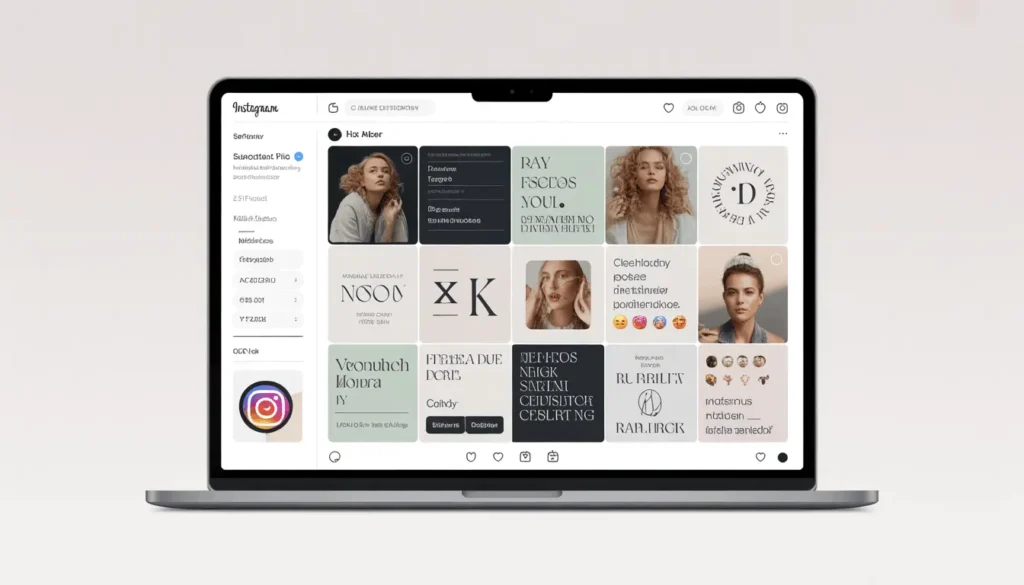 stylish bio maker for instagram online tool interface creating aesthetic Instagram bios